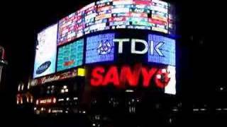 Amazing view of Piccadilly Circus at night London [upl. by Htedirem623]