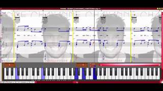 MADRE TIERRA CHAYANNE PARTITURA PIANO TUTORIAL [upl. by Adabel]