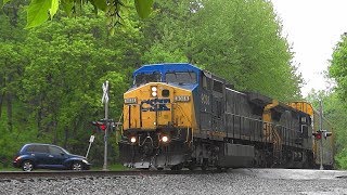 CSX Train Crossing Old Frederick Road [upl. by Antipas293]