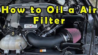 How to reoil an Oiled Air Filter [upl. by Ecirtap]