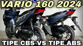 BEDA 3 JUTA‼️VARIO 160 CBS VS ABS MATTE BLUE 2024 [upl. by Monagan25]