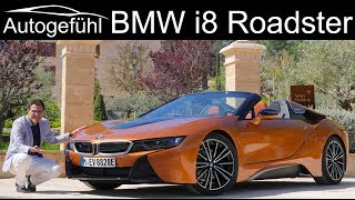 BMW i8 Roadster FULL REVIEW  the unconventional supercar convertible  Autogefühl [upl. by Katalin189]