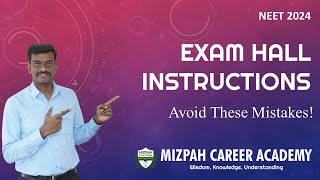 NEET 2024 Exam Hall Instructions  Avoid these Mistakes  Things Carry to Exam Hall [upl. by Robena]