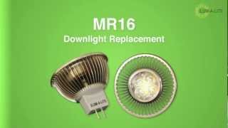 MR16 Energy Efficient LED Down Light Replacement [upl. by Laertnom396]