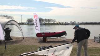 Demonstration how to install DinghyGo the inflatable sailboat [upl. by Nade]