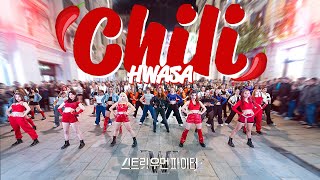 KPOP IN PUBLIC HWASA 화사  CHILI  Dance Cover by EST CREW from Barcelona [upl. by Scrivings]