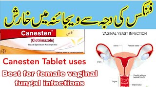 Canesten tablet Uses in urdu  Vaginal Yeast infections [upl. by Hildebrandt]