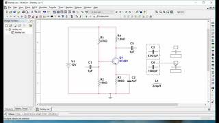 Colpitt’s oscillator Simulation using Multisim 142 [upl. by Eveiveneg314]