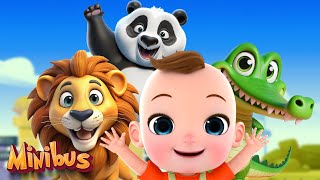 Babys First Time at the Zoo  Zoo Animals Song  More Nursery Rhymes amp Kids Songs  Minibus [upl. by Hume234]