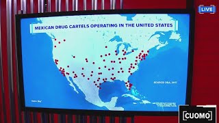 Examining growing reach power of Mexican drug cartels  CUOMO [upl. by Llenrag661]