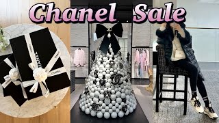 Chanel Winter Sale amp Unboxing Holiday Sweets NYC Vlog [upl. by Ajam]