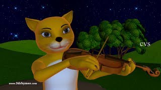 Hey Diddle Diddle  3D Animation English Nursery Rhymes for children with lyrics [upl. by Atilegna]