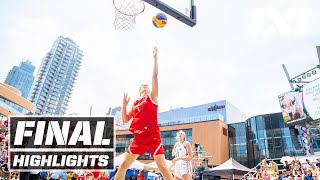 USA v Canada  FINAL  Highlights  FIBA 3x3 Womens Series  Edmonton 2022 [upl. by Naleag]