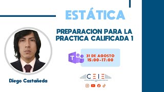 TALLER DE ESTÁTICA  PRACTICA CALIFICADA 1  20232 [upl. by Faulkner196]