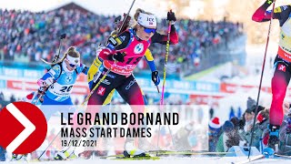 MASS START DAMES  LE GRAND BORNAND 2021 [upl. by Allsun]