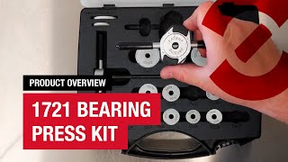 Unior 1721 Bearing Press Kit  Unior Bike Tools USA  PRODUCT OVERVIEW [upl. by Brownley]