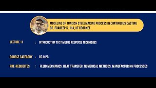 INTRODUCTION TO STIMULUS RESPONSE TECHNIQUES swayamprabha CH35SP [upl. by Reinertson778]