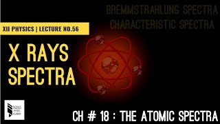 XII Lecture 56  X ray Spectra amp Types of X ray Spectra  Talhas Physics Academy [upl. by Cacilie]