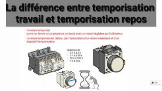 Relais temporise travail et repos [upl. by Nagek]