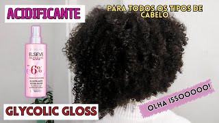 RESENHA ACIDIFICANTE ELSEVE GLYCOLIC GLOSS [upl. by Nitin]