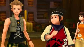 Kingdom Hearts II English cutscene 103  A Message from Pence and Olette  HD 720p [upl. by Dalt150]