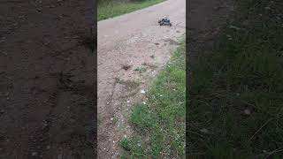 V2 prototype 4x350W brushless  gravel test [upl. by Neahs1]