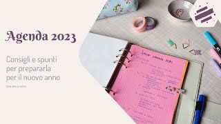 Come ho preparato la mia agenda ad anelli per il 2023 [upl. by Cyrille]