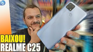 Realme C25  Smartphone MUITO BOM e Ainda BARATO Análise  Review [upl. by Beaner641]