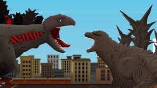 Shin vs Minus One  BATTLE OF GODZILLAS [upl. by Daisy746]