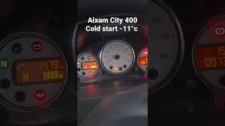 Aixam City 400 Cold start after 2 days sitting [upl. by Nahgeem]