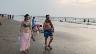 Secret beach in Goa  hot Russian girl Goa secret beach [upl. by Liagaba302]