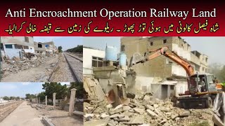 Anti Encroachment Operation in Shah Faisal [upl. by Ameehs801]