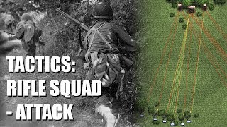 Tactics of the WWII US Army Infantry Rifle Squad – Attack [upl. by Nosahc]