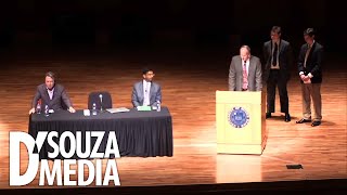 Debate DSouza vs Christopher Hitchens on quotDoes God Existquot [upl. by Atalanti633]