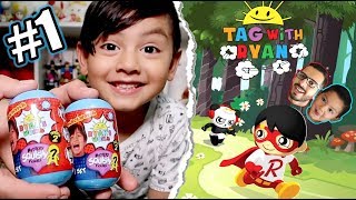 Juego de Ryan ToysReview  Sorpresas Squishy de Ryan  Karim Juega [upl. by Ader835]