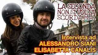 LA SECONDA VOLTA NON SI SCORDA MAI  Elisabetta Canalis e Alessandro Siani intervistati [upl. by Eynttirb]