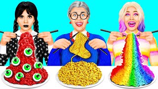 Sfida Di Cucina — Wednesday vs Nonna  Guerra in Cucina Fun Challenge [upl. by Kendy]