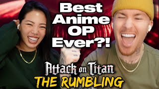 Attack on Titan OP quotThe Rumblingquot Reaction  THIS WAS WORTH THE HYPE [upl. by Yanel]