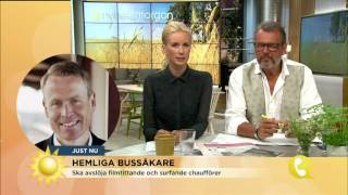 Skånetrafikens kupp Hemliga bussåkare ska avslöja filmtittande chaufförer  Nyhetsmorgon TV4 [upl. by Holcomb]