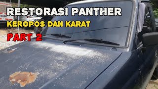 RESTORASI BODY REPAIR ISUZU PANTHER DENGAN KONDISI KARAT DAN KEROPOS│PART 2 panther isuzu pickup [upl. by Seiber451]