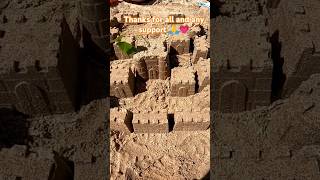 Building a sand castle 🏰 fortress shorts trending viral reels travel outdoors shortvideo [upl. by Michelle]