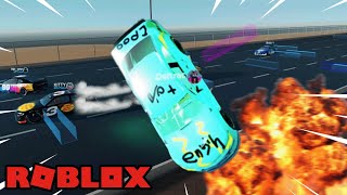 WE RUINED ROBLOX NASCAR FUNNY MOMENTS [upl. by Modestine]