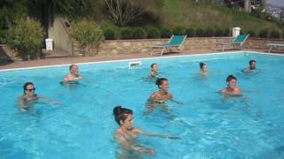 Aqua Zumba Chiki in Fattoria Poggio Alloro San Gimignano Italy [upl. by Zined715]