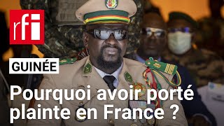 Guinée  plainte en France des épouses des membres du FNDC contre Mamadi Doumbouya • RFI [upl. by Enenaej247]