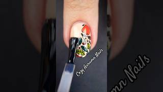 Autumn Vibes Nail Art 🍂  Easy amp Fast Tutorial [upl. by Verdie118]