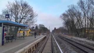 Führerstandsmitfahrt SBahn Berlin von Mahlsdorf nach Strausberg Nord auf der S5 im Winter [upl. by Aubert]