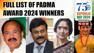 Padma Award 2024 Winners Check Full List Of Padma Shri Awardees For The Year Of 2024  Top News [upl. by Ahsin]