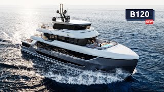 BERING 120 a NEW look at the exploration superyacht [upl. by Eceertal]