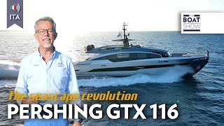 ITA NEW PERSHING GTX 116  Performance Yacht Tour  The Boat Show [upl. by Bernstein]