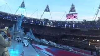 Hackney Colliery Band perform LIVE at the Olympic Closing Ceremony [upl. by Telrats]